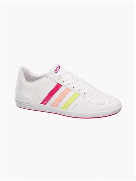 adidas damen sneaker vl hoops low weiß|Weiss .